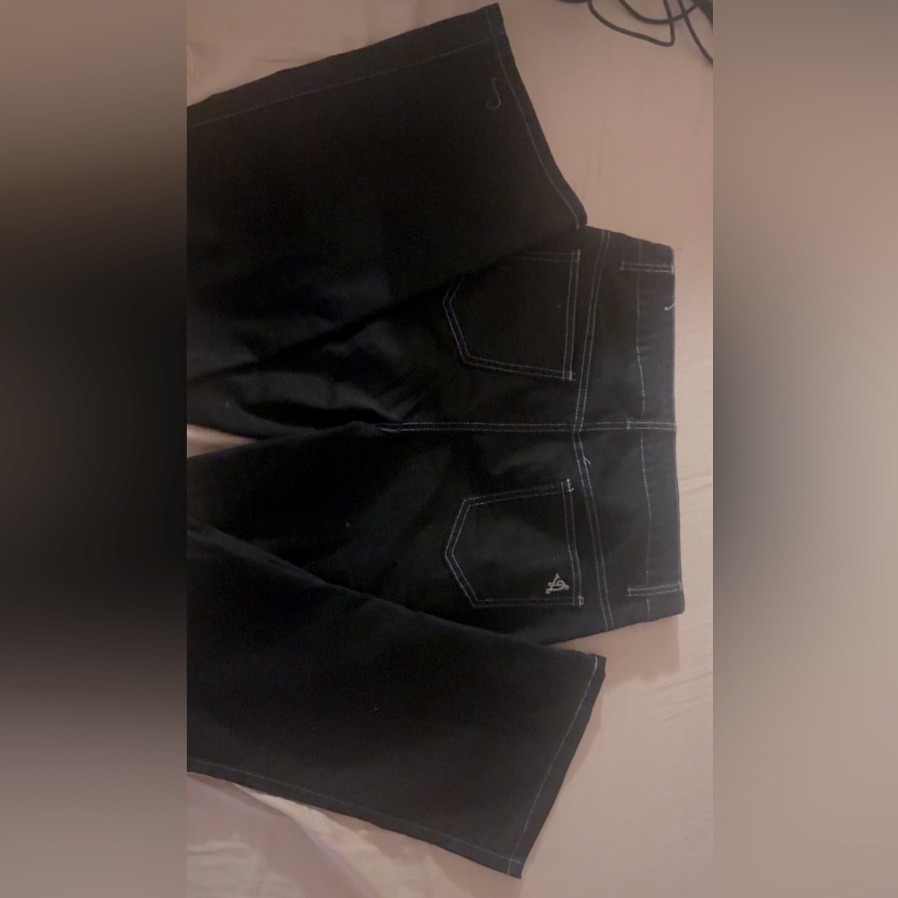 Black with White Vip Jeans